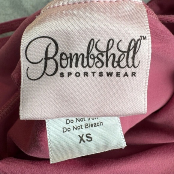 Bombshell Sportswear Sexy Back Short Pink Size XS - Picture 8 of 12
